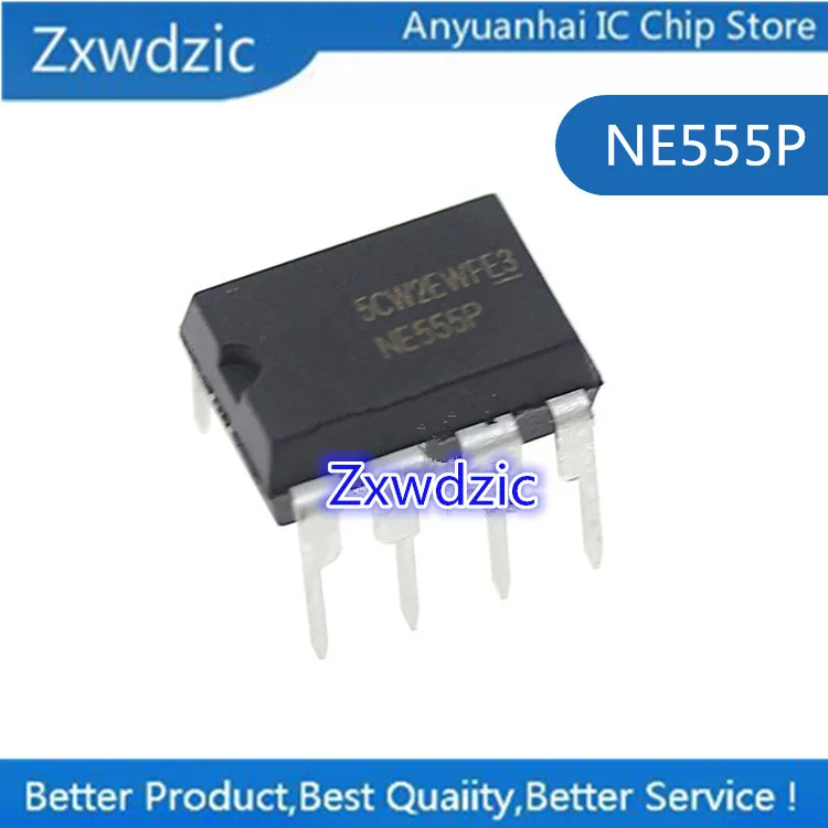 

100% New Imported Original NE555 NE555DR SOP-8 NE555P NE555N DIP-8 Programming oscillator timer circuit