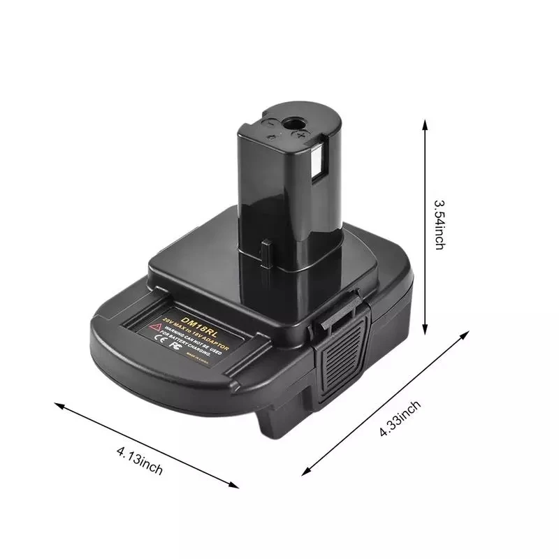 DM18RL Battery Converter Adapter USB DM20ROB Suitable for RYOBI DEWALT 20V Milwaukee M18 To 18V | Электроника