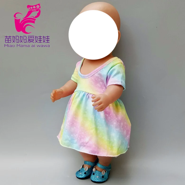 Кукла вечерние кружевное платье подходит для 43 см для ухода за ребенком для мам новорожденных Одежда для куклы-младенца 18 дюймов Американский ОГ 45 см Девушка Одежда для кукол наряд