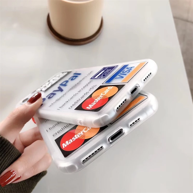 Популярный роскошный брендовый чехол для iPhone 7 8Plus X XS MAX XR акриловый прозрачный