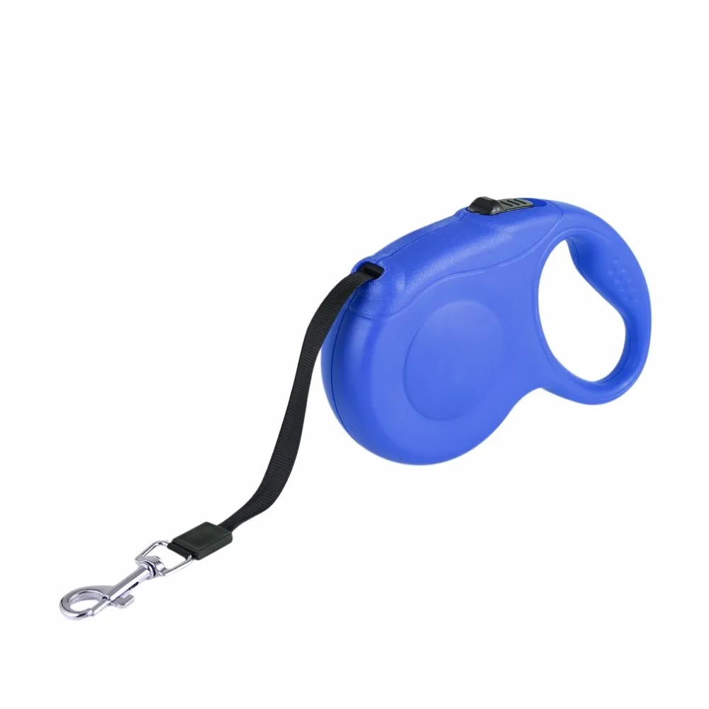 5M 16.5ft 33lbs Automatic Retractable Dog Leash Pet Dog Cat Solid Leash Chain Telescopic Pet Tractor Traction Rope