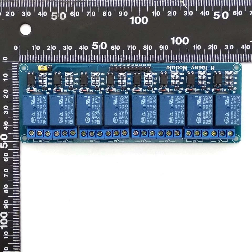 8 канальный релейный модуль 5 в 12 В 24 платы для Uno PIC AVR MCU DSP ARM Электронный