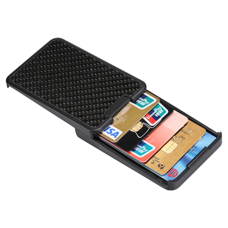 

Mini Carbon Fiber Wallet RFID Blocking Credit Card Holder Smart Carbon Money Clip Men Women Slim And Thin Wallets Dropshipping