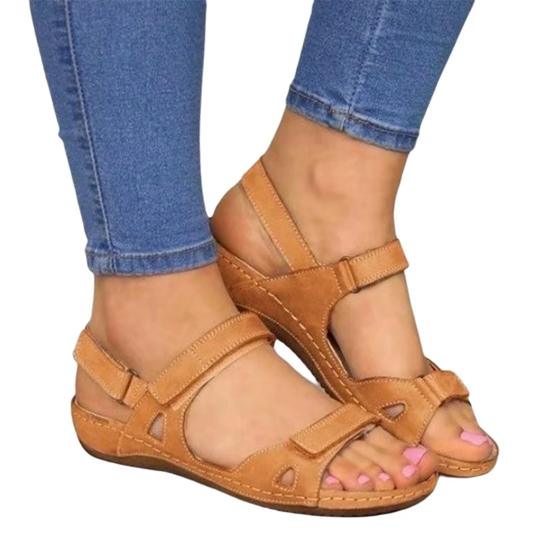

Summer Women Sandals Wedge Sandals Plus Size Sandals Flat Women's Shoes Sandals Ladies Roman Sandals Sandalias
