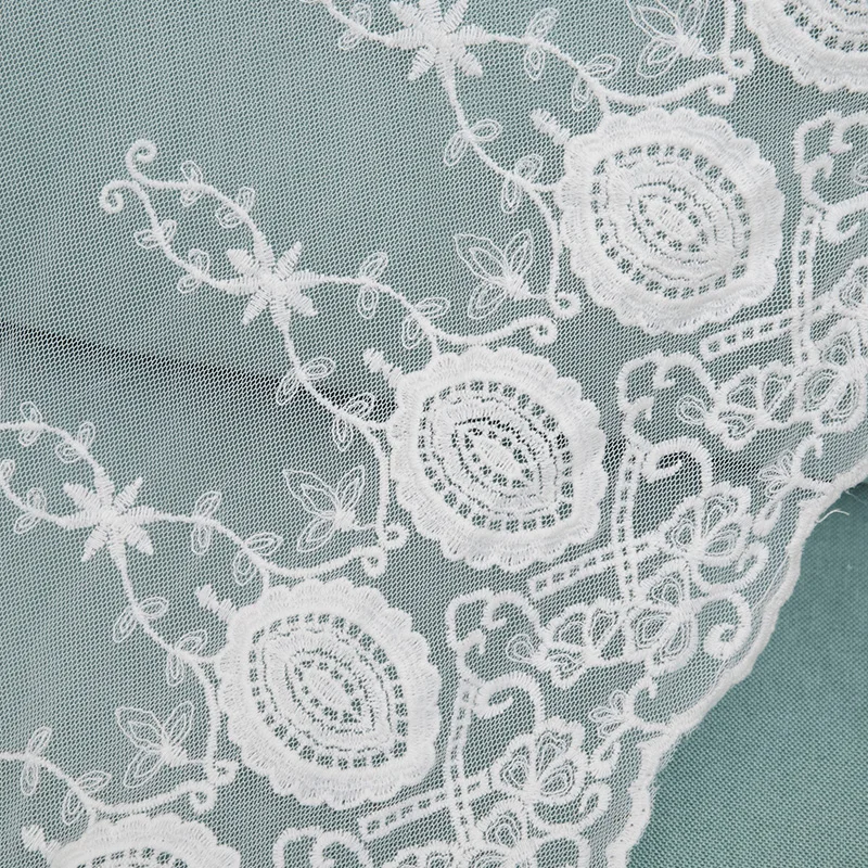 sewing accessories african lace fabric 2yards'lot for garments diy handmade craft ribbon dress Decoration supplies white | Дом и сад