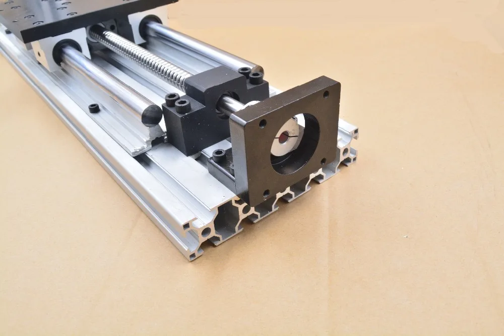 Linear module straight slipway cnc guide ball screw slide table travel 1200mm