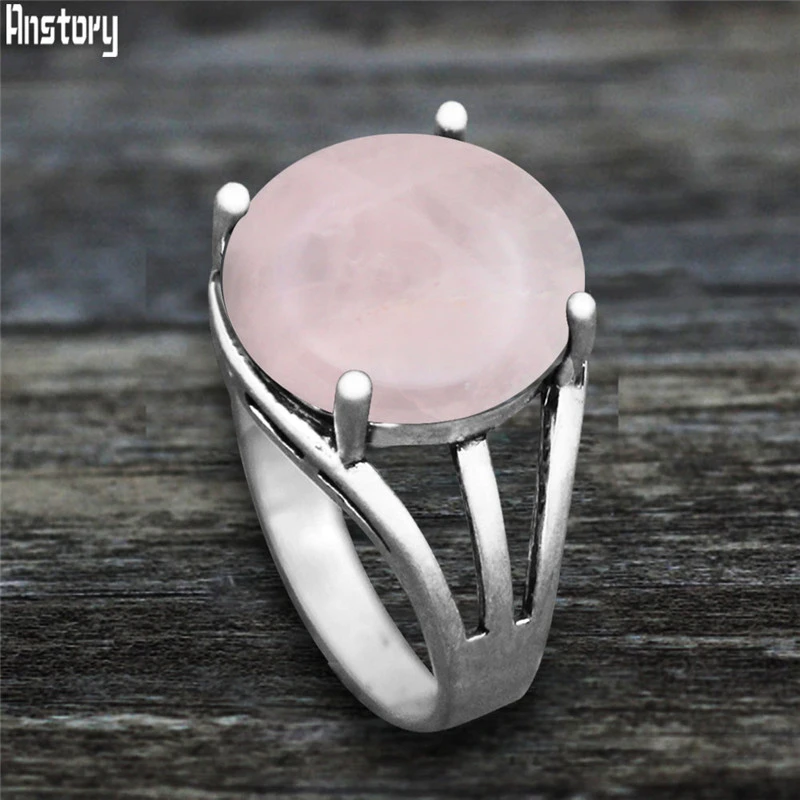 Винтажное женское кольцо с круглым кварцевым нефритом Лазуритом кольца Античные