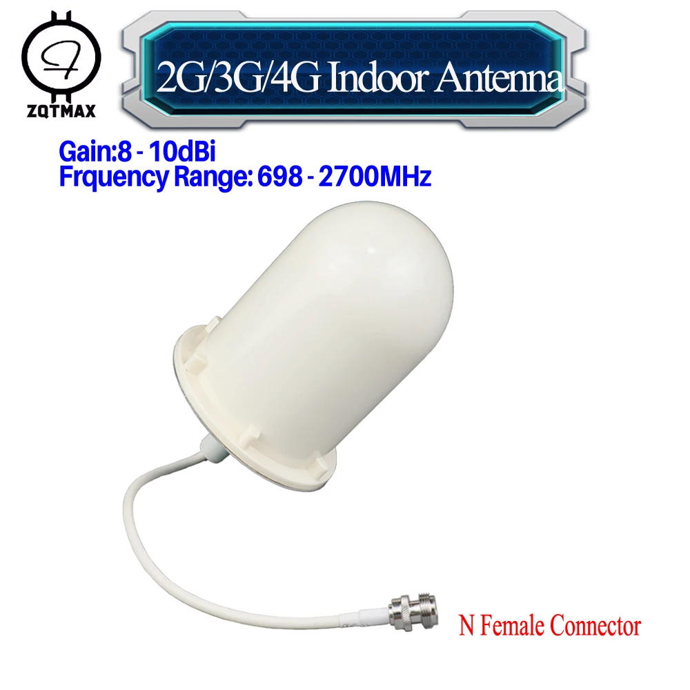 ZQTMAX 10dBi LTE Усилитель сотового сигнала антенна для 698 - 2700 МГц 2g 3g 4g ретранслятор GSM