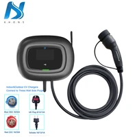 k h o n s evse wallbox 32a 3 phase 22kw ev charger wallmount electric vehicle charging station with type 2 cable iec 62196 2