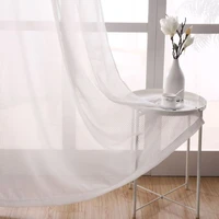 modern deco chenille striped grey sheer tulle european style home window curtains rod pocket grommet for living room bedroom