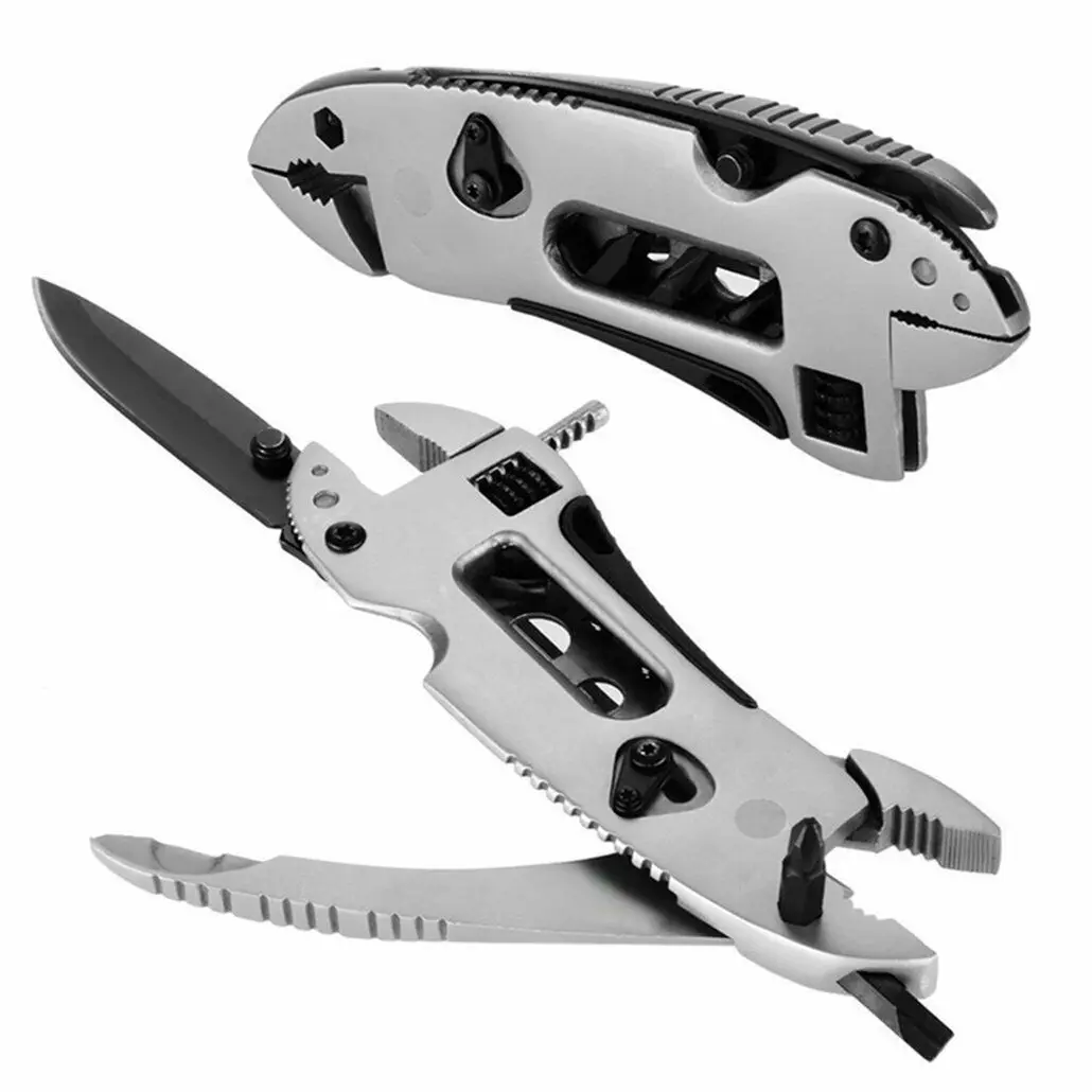 

Outdoor Camping Pliers Pocket Stainless Steel Multi Folding Hand Pliers Knife Wrench Screwdriver for Survival Hunting and Hiking
