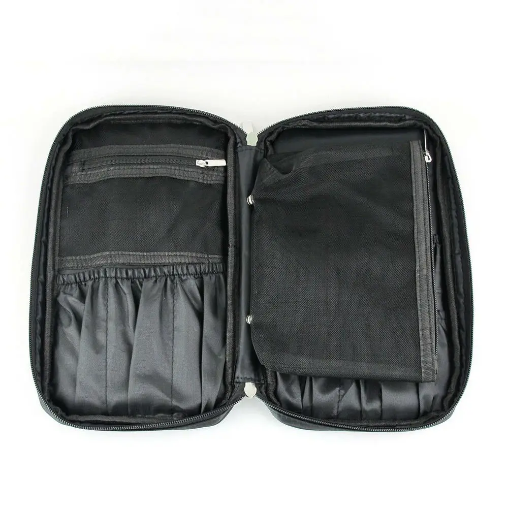 Новинка кисти для макияжа сумка косметичка на молнии дорожный футляр хранения