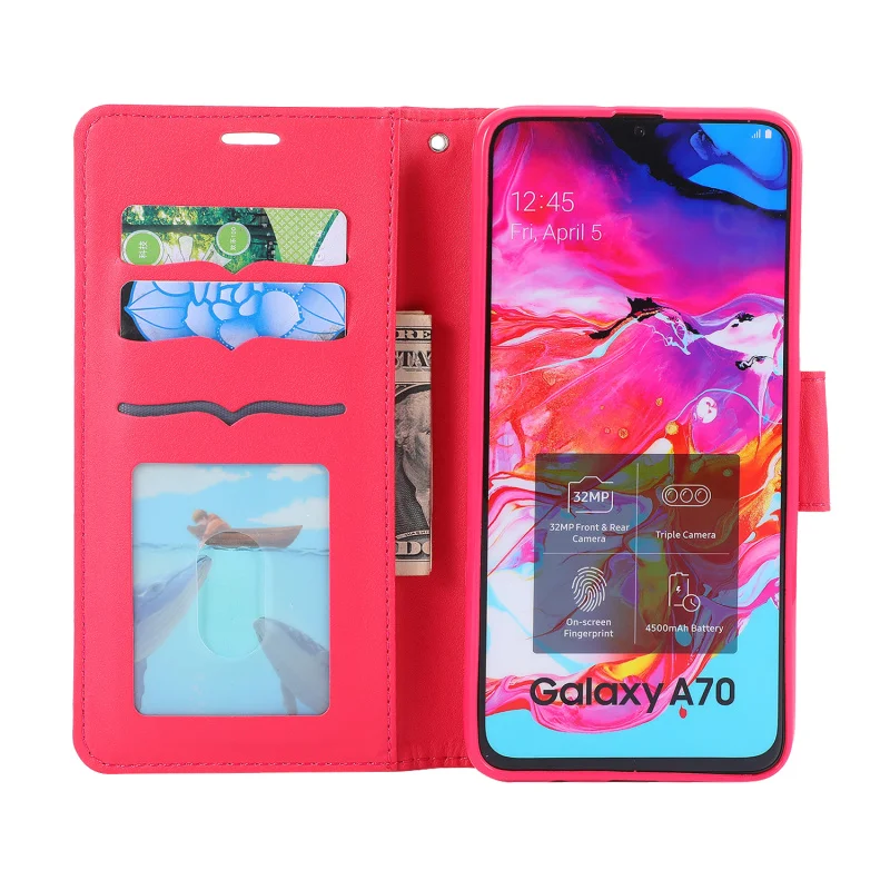 Чехол с рисунком котенка для Samsung Galaxy A70 A50 A40 A30 A20 A10 Магнитный Флип-бумажник A20E A750 A6