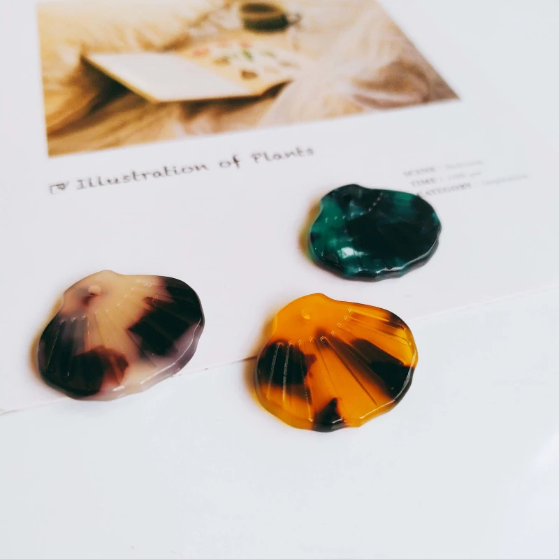 Вентилятор смола пластик уксусная кислота кулон серьги Diy материал ожерелье