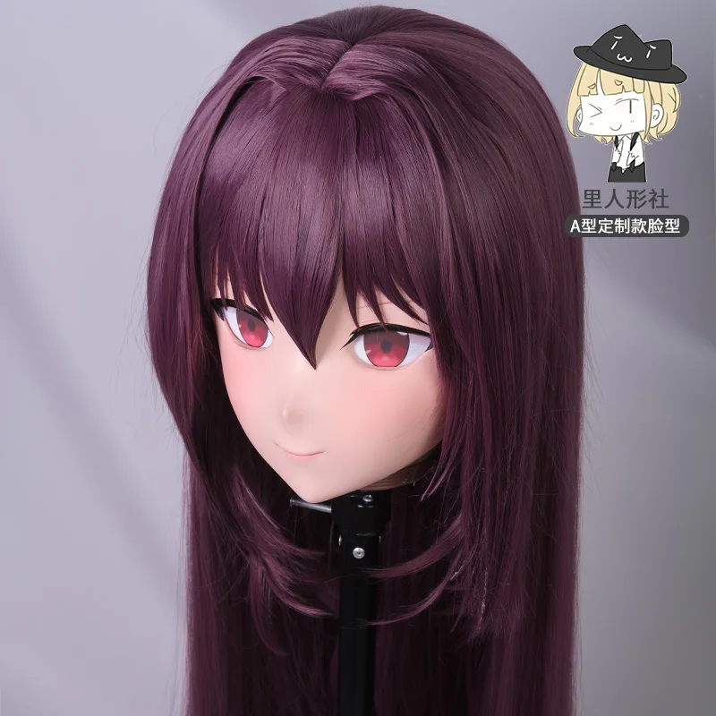 (A1-L)Custom Female/Girl Resin Cosplay Japanese Role Play Anime Kigurumi Mask Crossdresser Doll