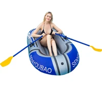 pvc inflatable boat outdoor drifting boat adult kids pool float mattress wear resistant fishing boat kayak boat water sports fun
