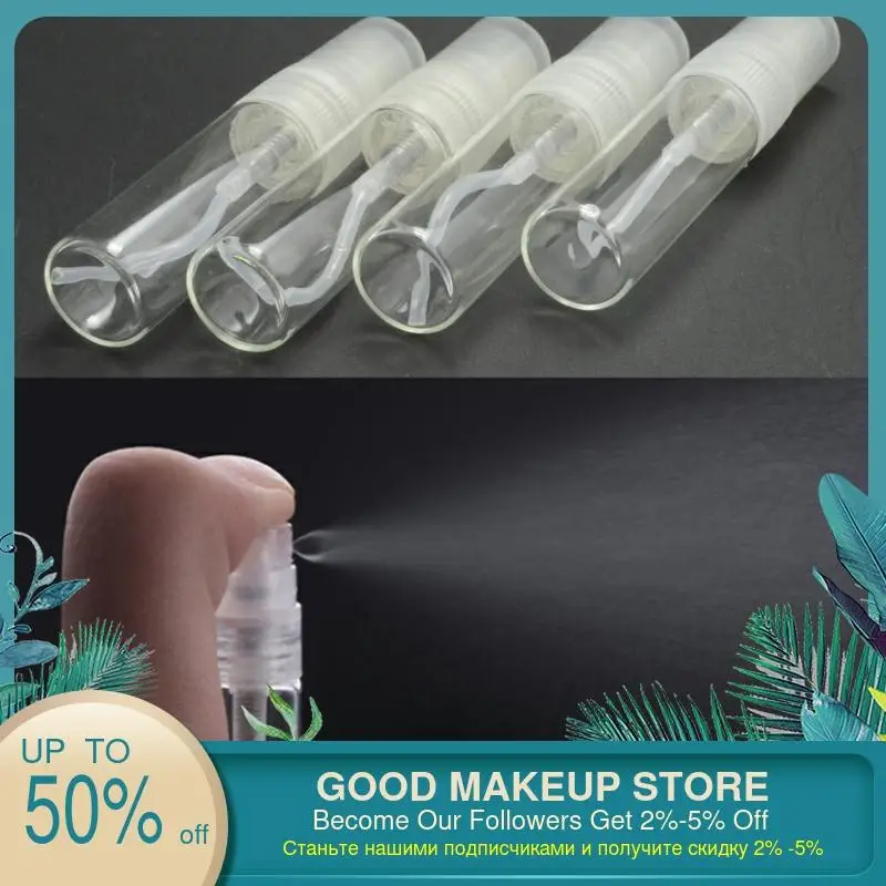 12 шт мини 5 мл прозрачное стекло многоразовый парфюмерный Лосьон вода после