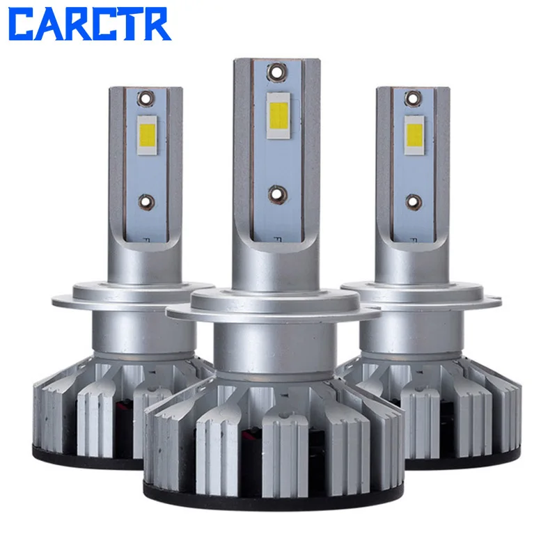 Светодиодная лампа CARCTR 6000K H4 H7 H8 H9 H11 лампы для автомобильных фар 9005 HB3 H10 9006 HB4