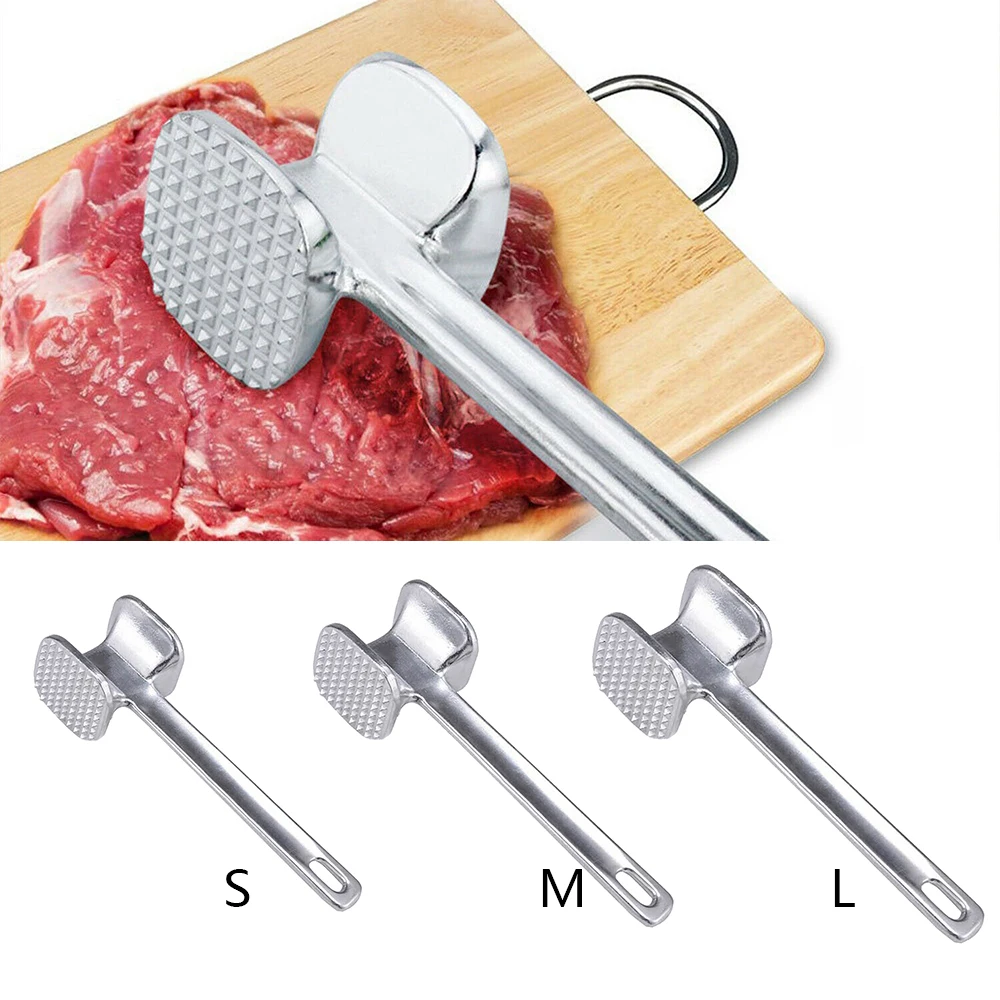

Aluminium Double Side Beaf Steak Mallet Pounder Meat Tenderizer Hammer Tool
