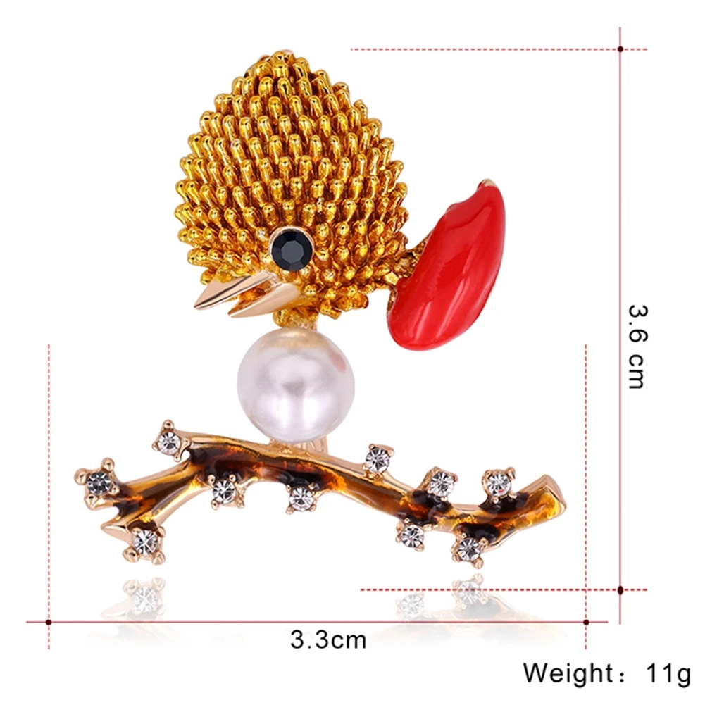 

Imixlot Lovely Colored Fashion Exquisite Various Animal Metal Brooches Birds Lady Pin Party Dress Casual Clothing Woman Brooch