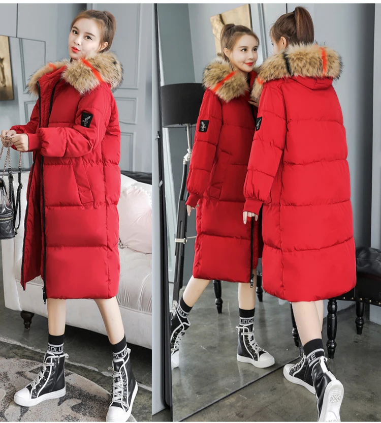 7XL, 6XL, большой размер, Женская парка, пальто, больше размера d, зимняя куртка для женщин, толстый мех, плюс, женское хлопковое пальто, 5XL, Теплая стеганая зимняя куртка