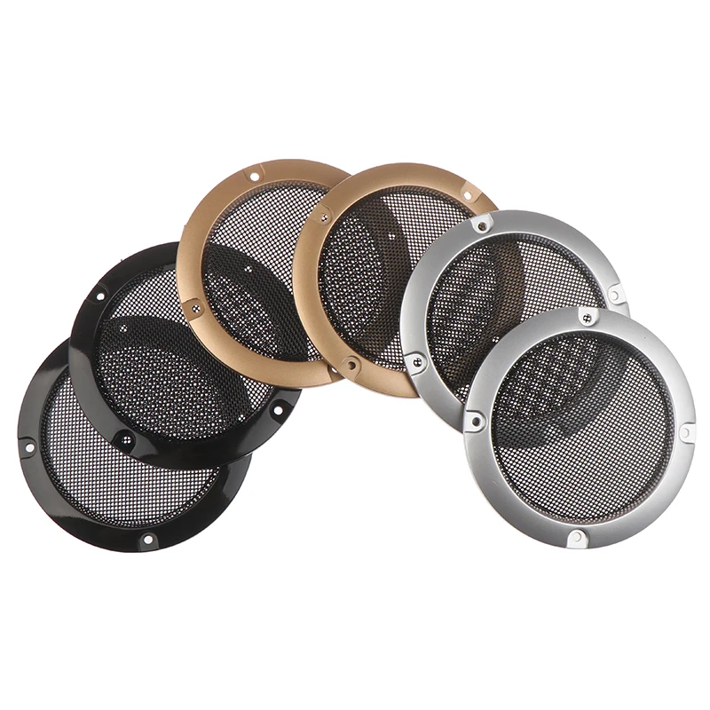 Сетчатый корпус для динамика 2 шт. защитная решетка круглого в пластиковой рамке