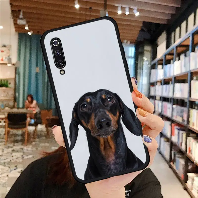 

Cute Dachshund dog Phone Cases For Xiaomi Redmi mi note 7 8t 9 9t 9s 8 10 10t 11 pro lite K20 max 3