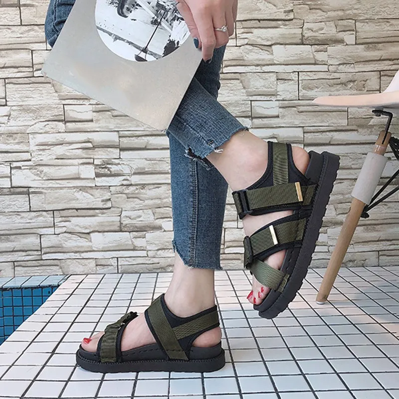 Лидер продаж женские сандалии Летняя Повседневная пляжная обувь на платформе