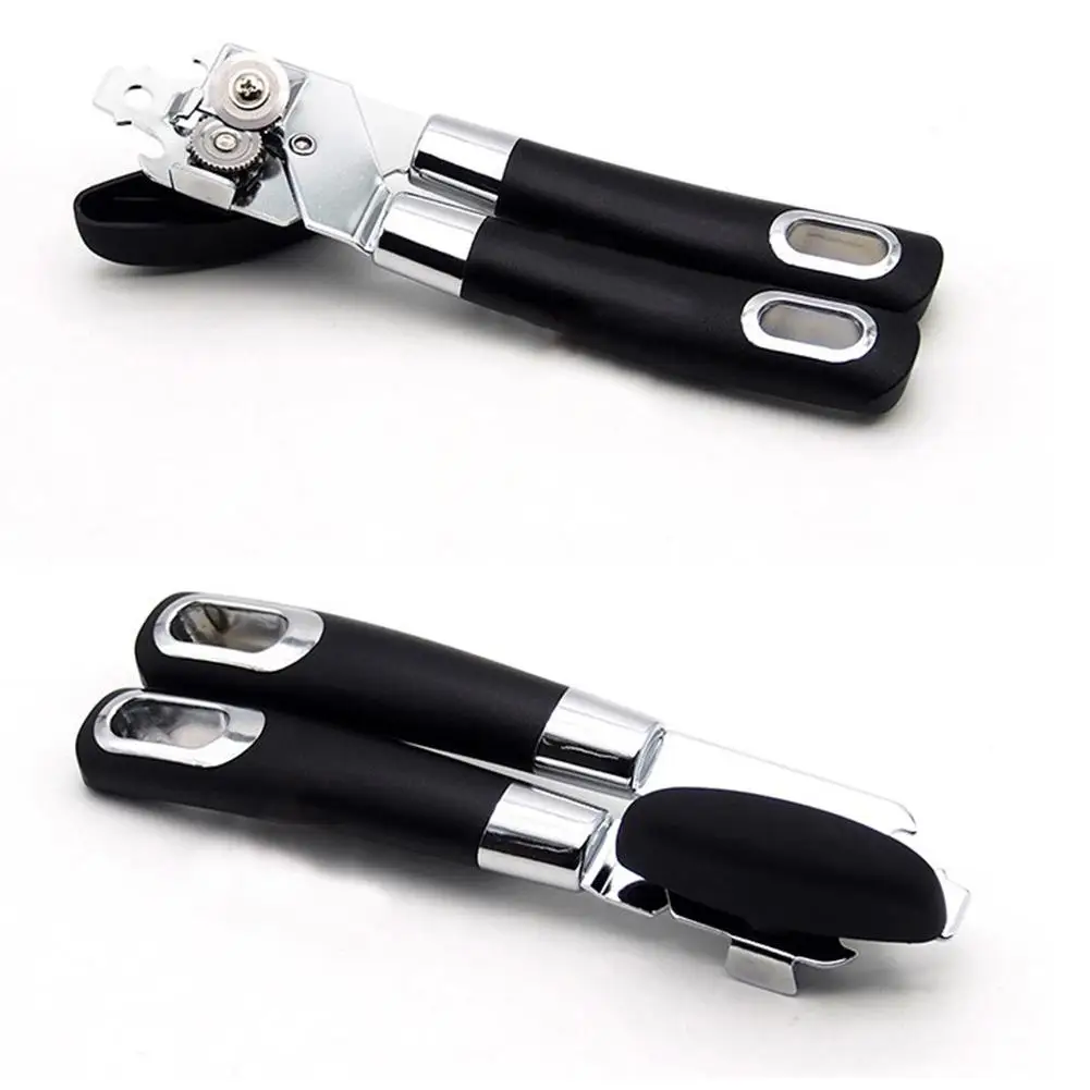 

Cans Opener Kitchen Tools Handheld Manual Stainless Steel Can Opener Side Cut Manual Jar opener
