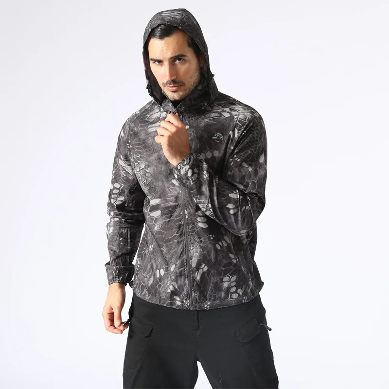 Легкие летние Водонепроницаемый быстросохнущая тактическая куртка кожа Для