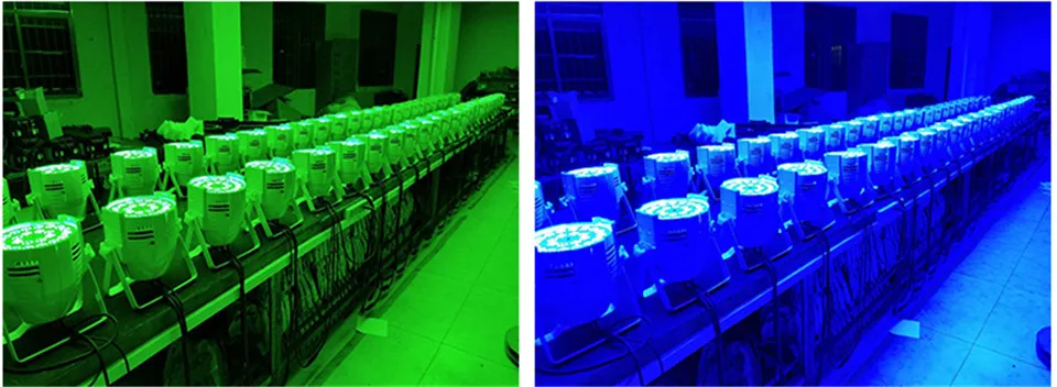 24x18 Вт RGBWA+ UV 6в1 DMX светодиодный прожектор для диджея iluminacion 6в1 rgbwa uv llevo luz de la igualdad dj dmx luz