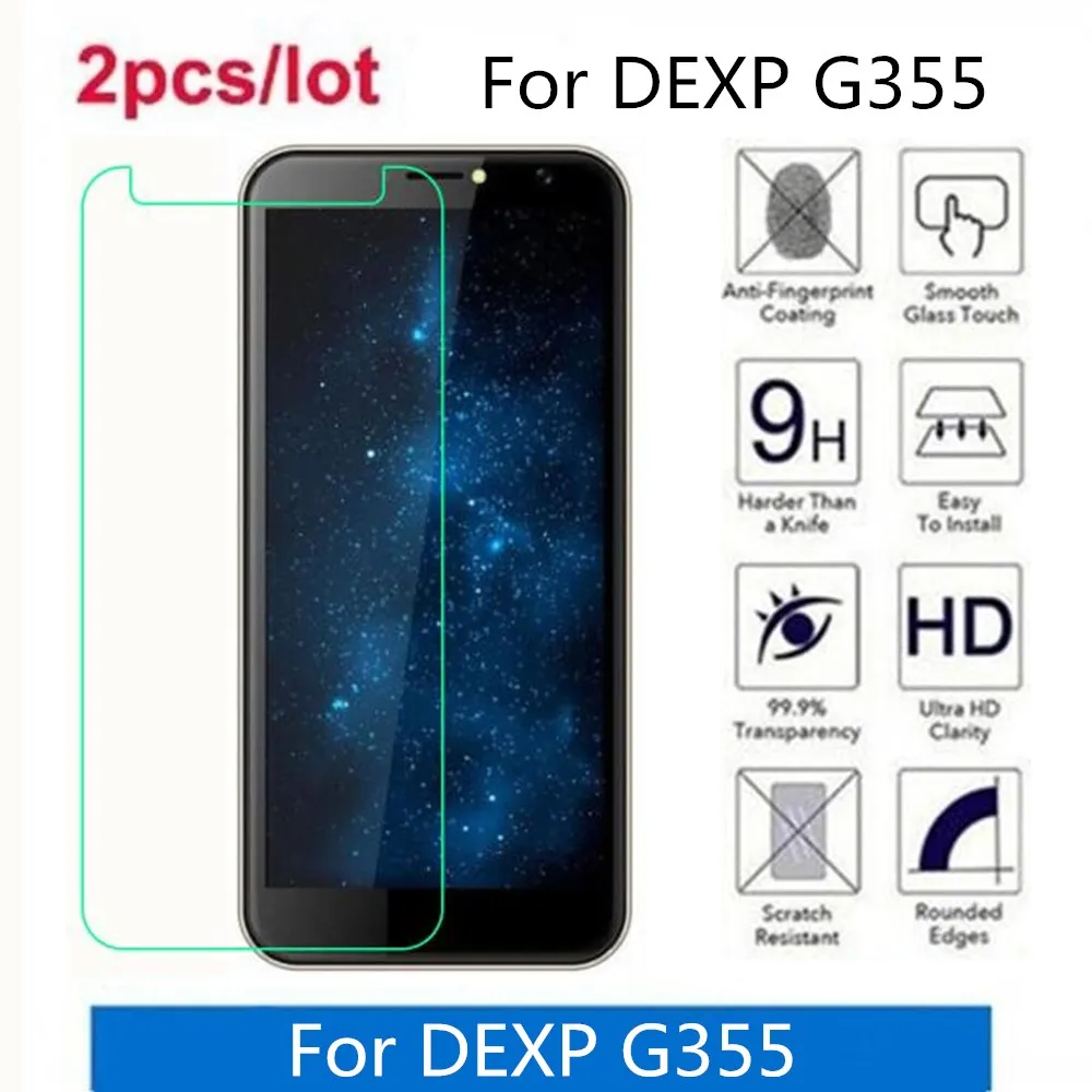 

Закаленное стекло для DEXP G355 2.5D Premium, Защитная пленка для экрана для DEXP G355 защитная пленка, стекло