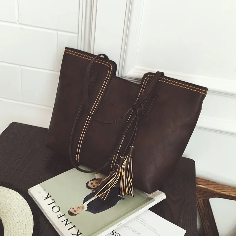 

Good Retro Casual shoulder tote bags luxury designer handbag brown crossbody bucket bags for women fashion messenger evening bag