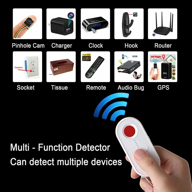 portable anti detector rf signal scanner hotel hidden camera detector gps locator tracker wireless mini audio finder free global shipping