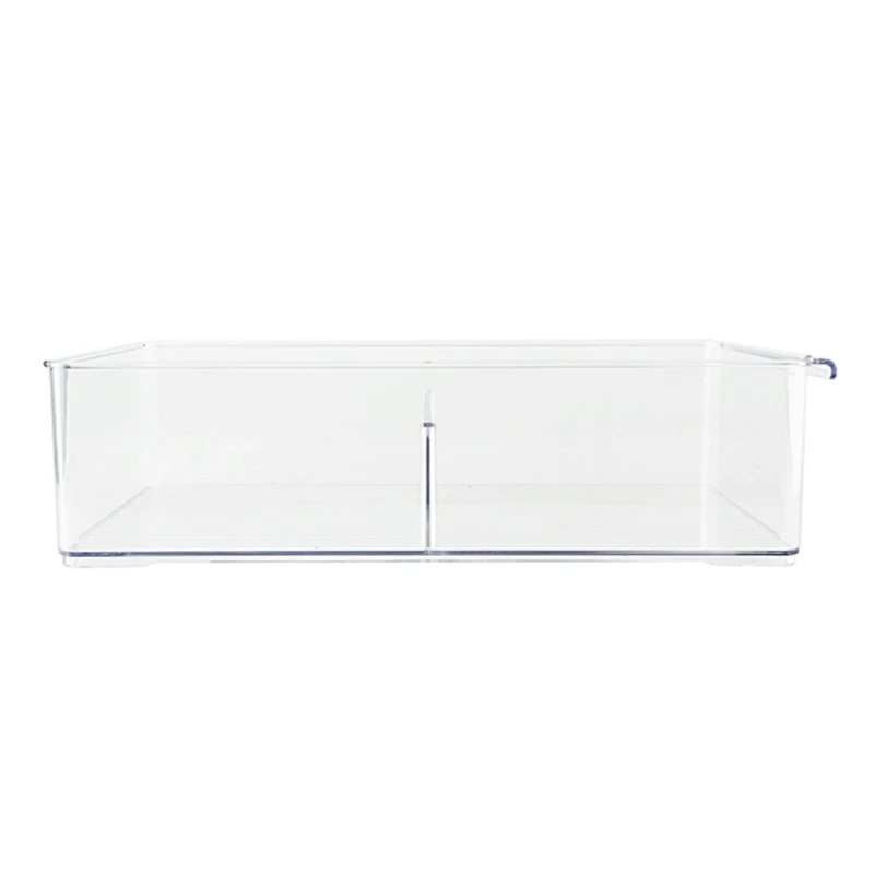 

Kitchen Transparent Refrigerator Drawer Storage Separate and Stackable Refrigerator Drink Storage Box