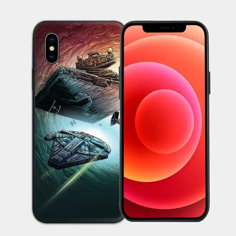 

Star space ship Wars Phone Case for iphone 6s 7 8 plus xr xs 11 12pro max mini case