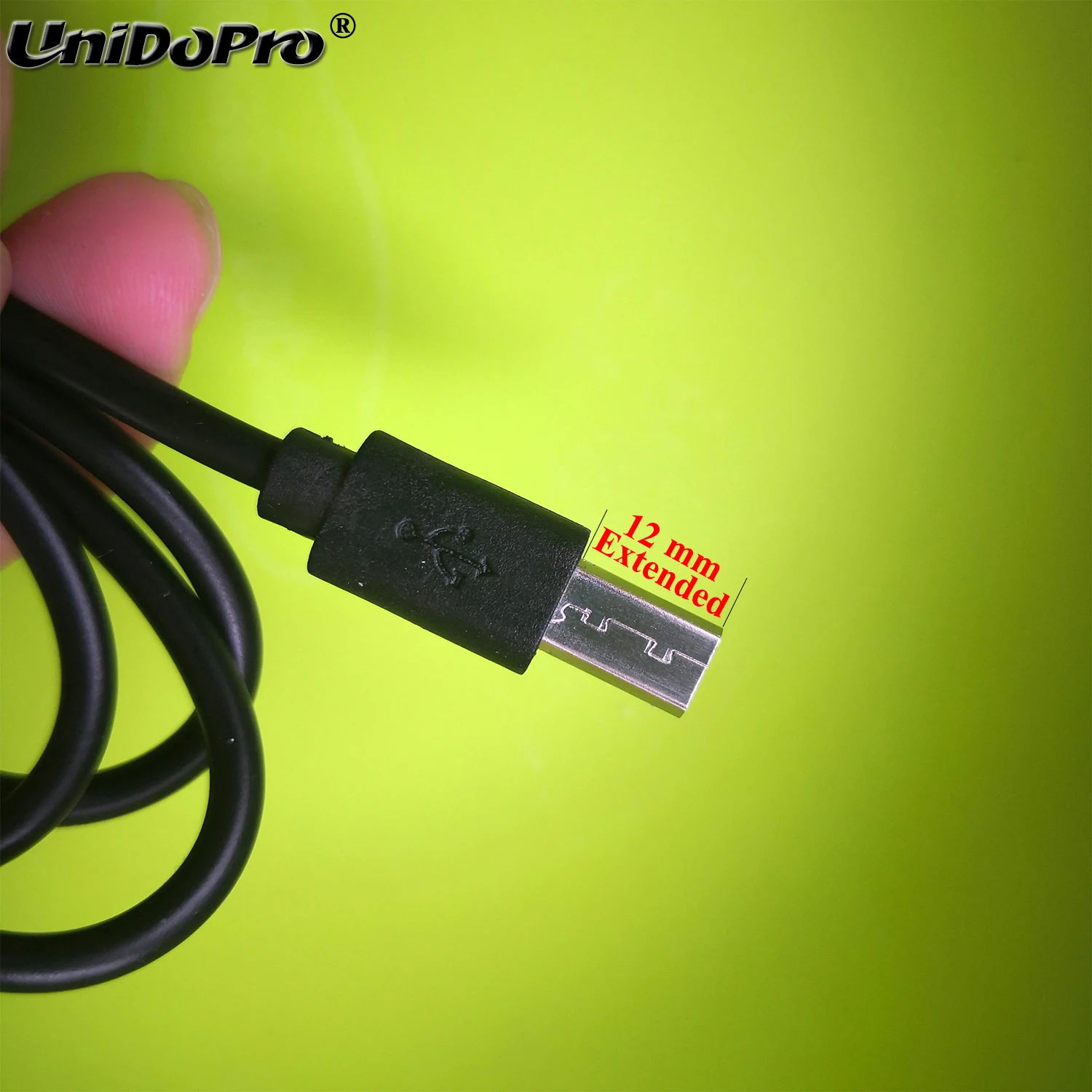 Кабель Micro USB с удлиненным наконечником 12 мм для Digma Plane 8595 1573N 1581 8580 1585S 8550S 7580S 7565N 3G/4G