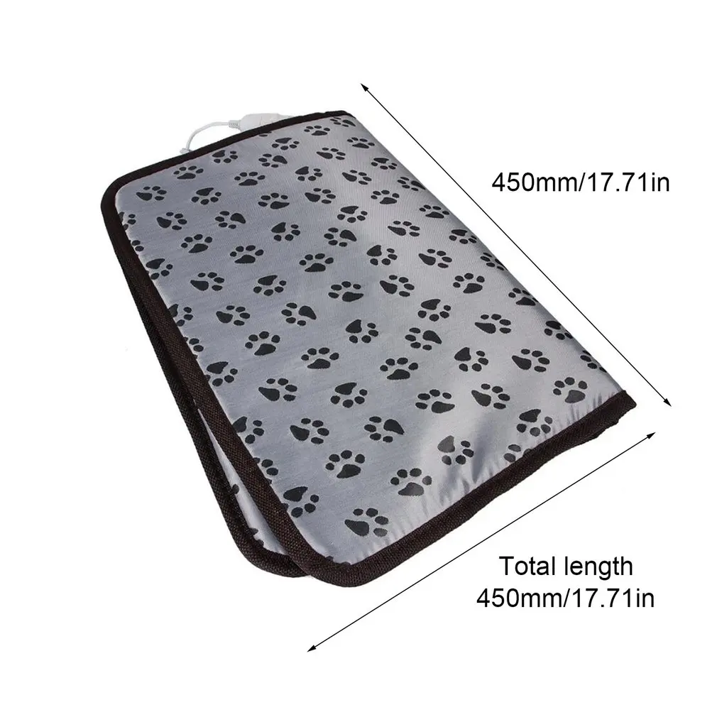 

Waterproof Anti Biting Wear-resisting Adjustable Temperature Pets Flower Footprints Constant Temperature Electric Blanket
