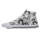 Аниме Манга Мультфильм Сексуальные Lewd Ahegao Hentai Смешные повседневные тканевые туфли высокие легкие дышащие 3D печати мужские женские кроссовки