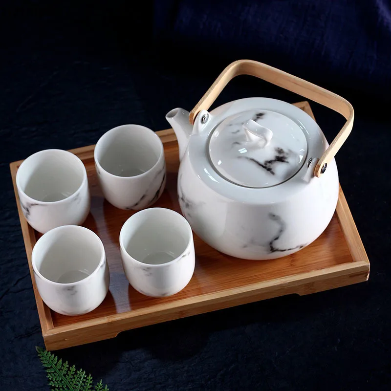 Чайный набор чайники для послеобеденного чая чашки поднос ароматизированного