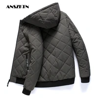 anszktn new winter jackets parka men autumn winter warm outwear slim mens coats casual quilted jackets