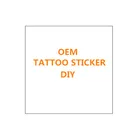 Индивидуальная водостойкая Временная тату-наклейка сделай сам, личная флэш-тату, искусственная татуировка, сделай свой собственный дизайн, тату