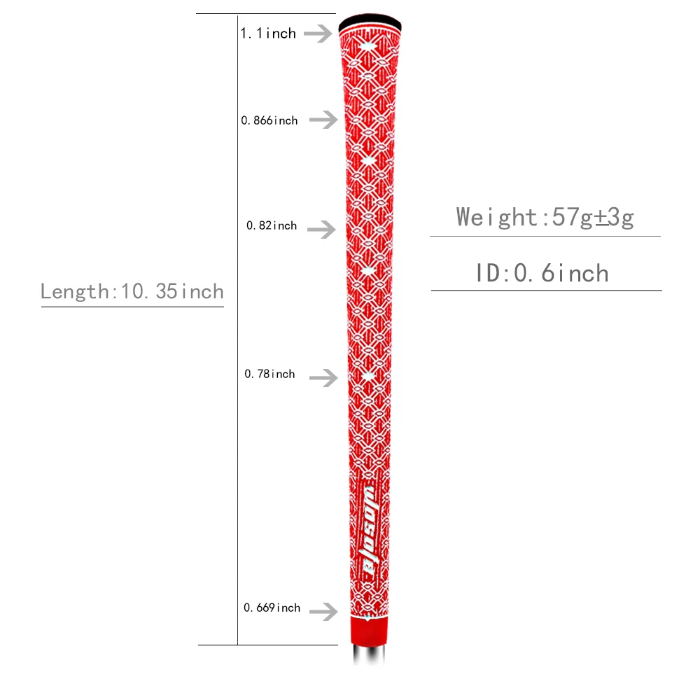 Высококачественные ручки для гольфа стандартные Резиновые Нескользящие Утюги 60R
