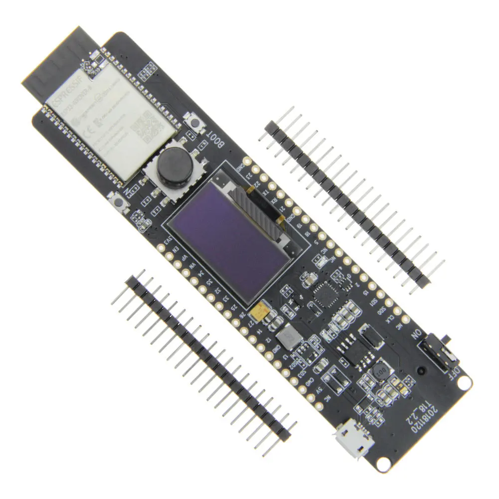 

Components Electronic Five Way 4MB SPI Flash T Controller Accessory Module Professional 0.96OLED Integrated Battery Holder