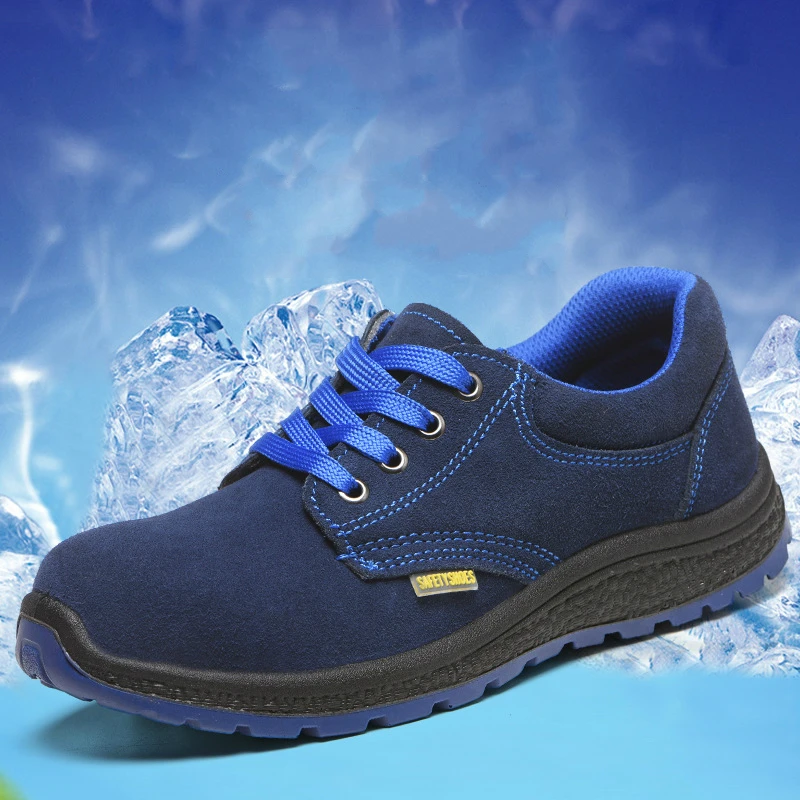 Ботинки мужские дышащие со стальным носком Рабочая защитная обувь для отдыха