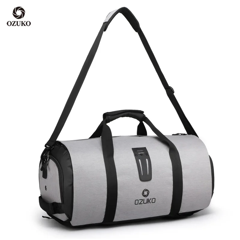 Portable Travel Bag Designer Men's Multifunctional Gym Bag Sports and Leisure Folding Suit Backpack Weekender Bag Shoe Position