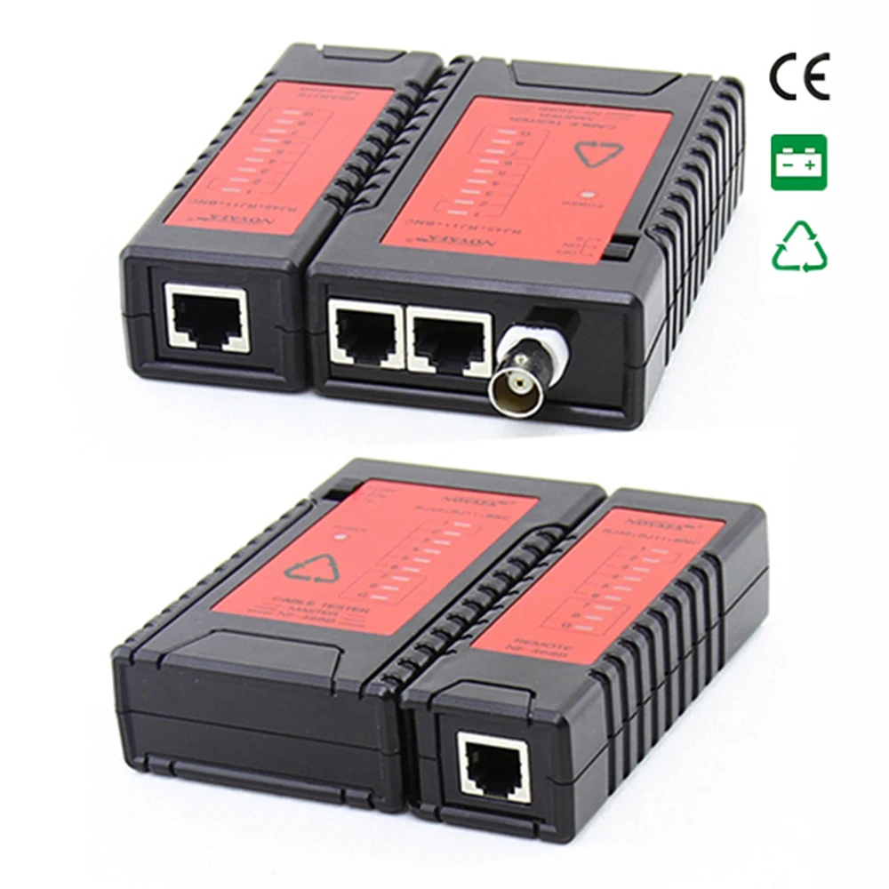 Тестер сетевого кабеля NOYAFA RJ11 RJ12 RJ45 Cat5 BNC|network cable tester|cable testerlan network tester |