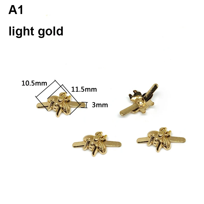 2 шт. металлическая пряжка в форме пчелы стиле ретро модная пряжка-зажим для сумок