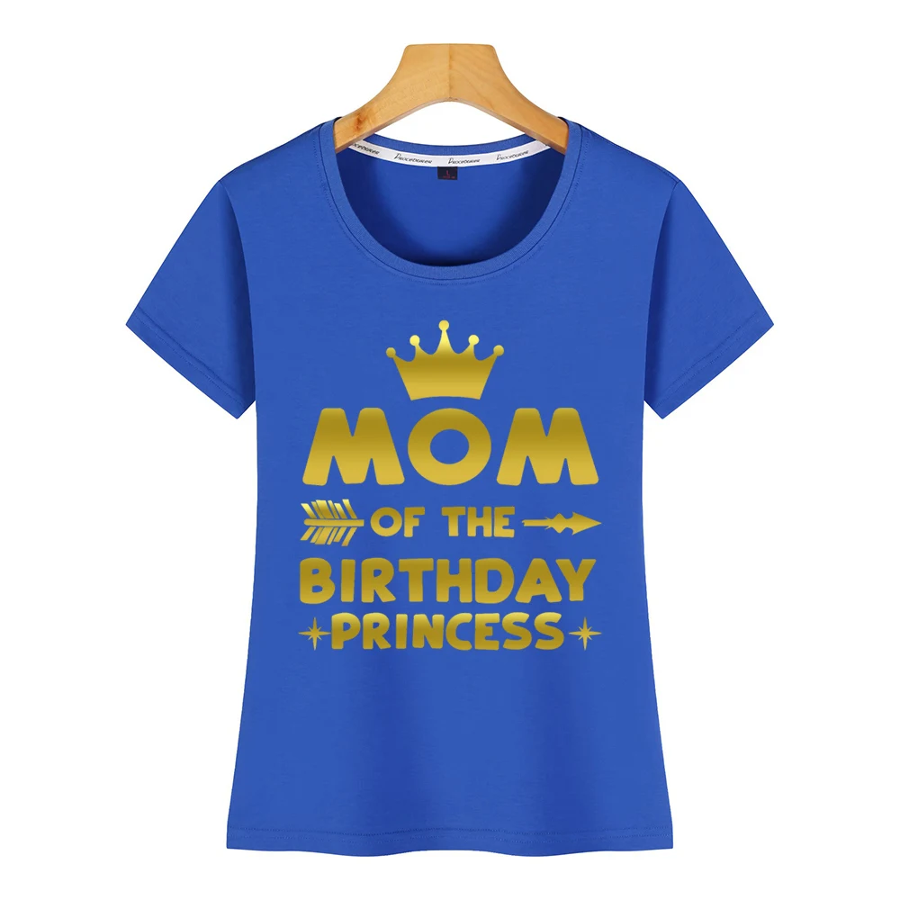 Топы футболка для мамы и дочки дня рождения праздничные платья принцессы девочек