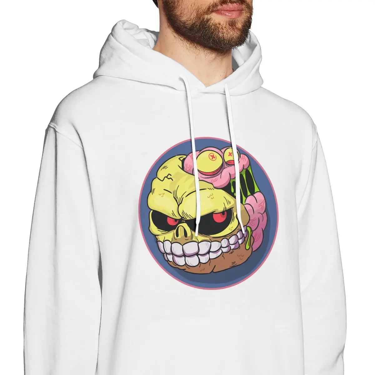 

NOISYDESIGNS 2019 Fashion Colorful Hoodies Men's Winter Sweatshirts Food Agario Skull Slitherio Printed Boys Hip Hop Streetwear